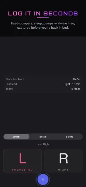 Lactis: Private Baby Tracker screenshot 2