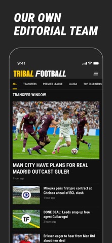 Tribal Football: Football News screenshot
