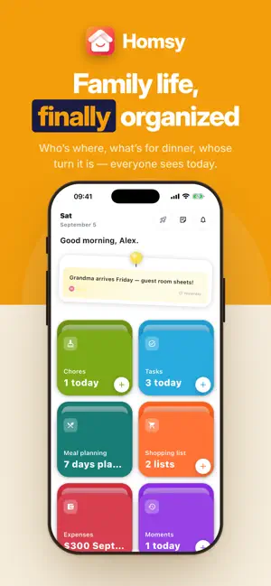 Homsy: Home & Family Organizer screenshot 1