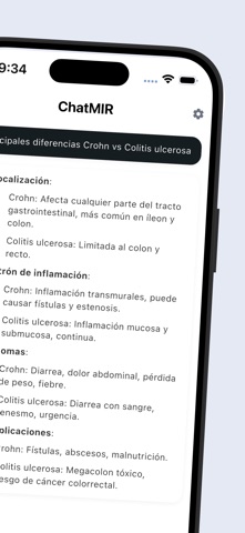 ChatMIR iPhone screenshot