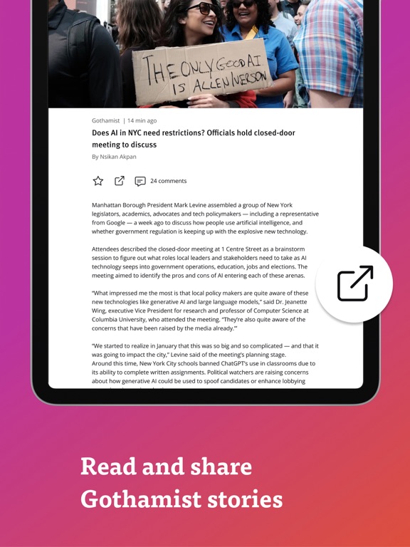 WNYC iPad screenshot 5 - News app
