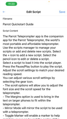 Parrot Teleprompter screenshot 5