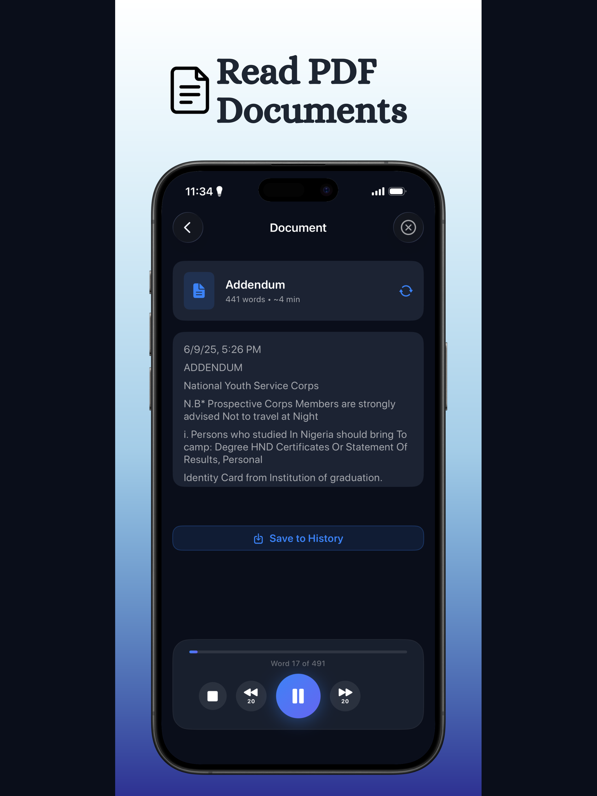 Easy Voice Reader: Text & PDF screenshot 13