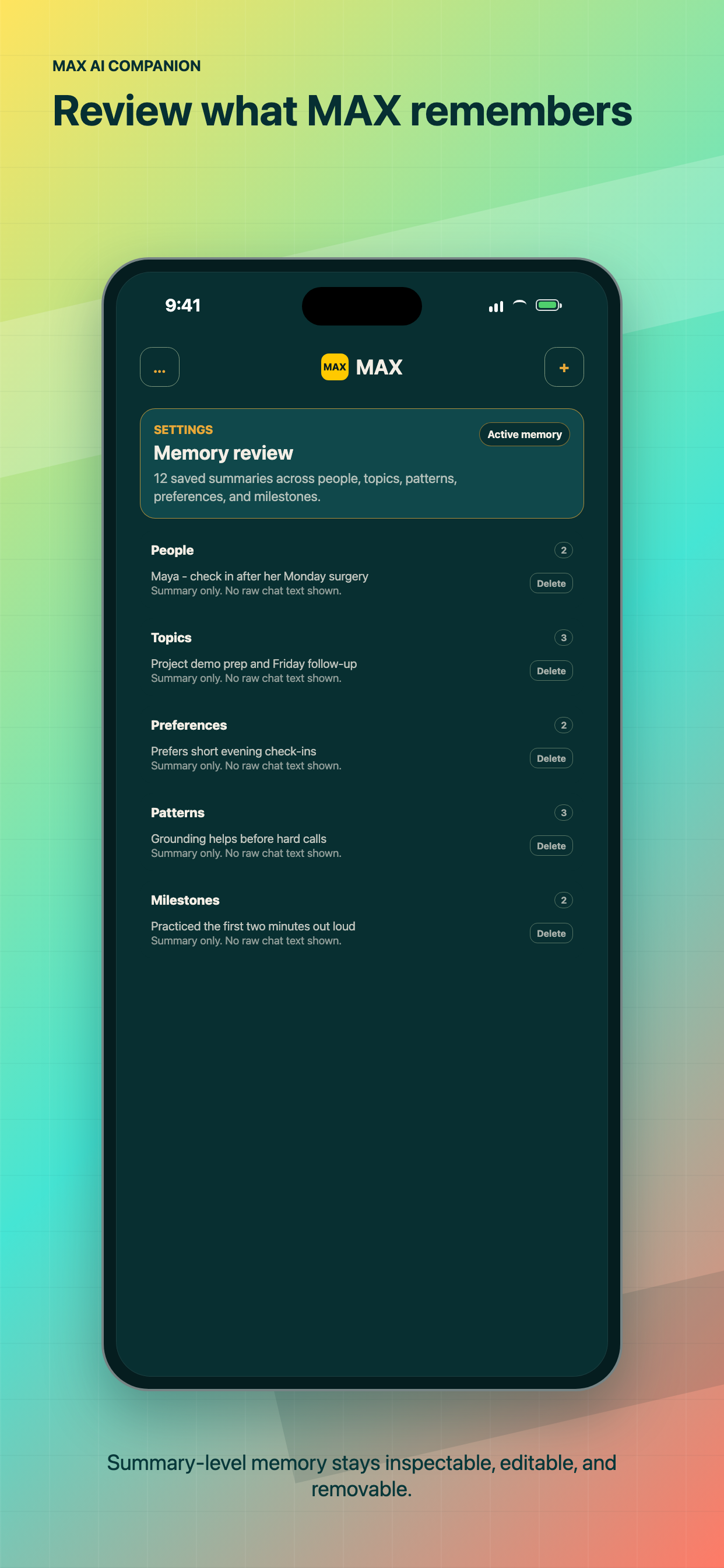 MAX AI Companion screenshot 2