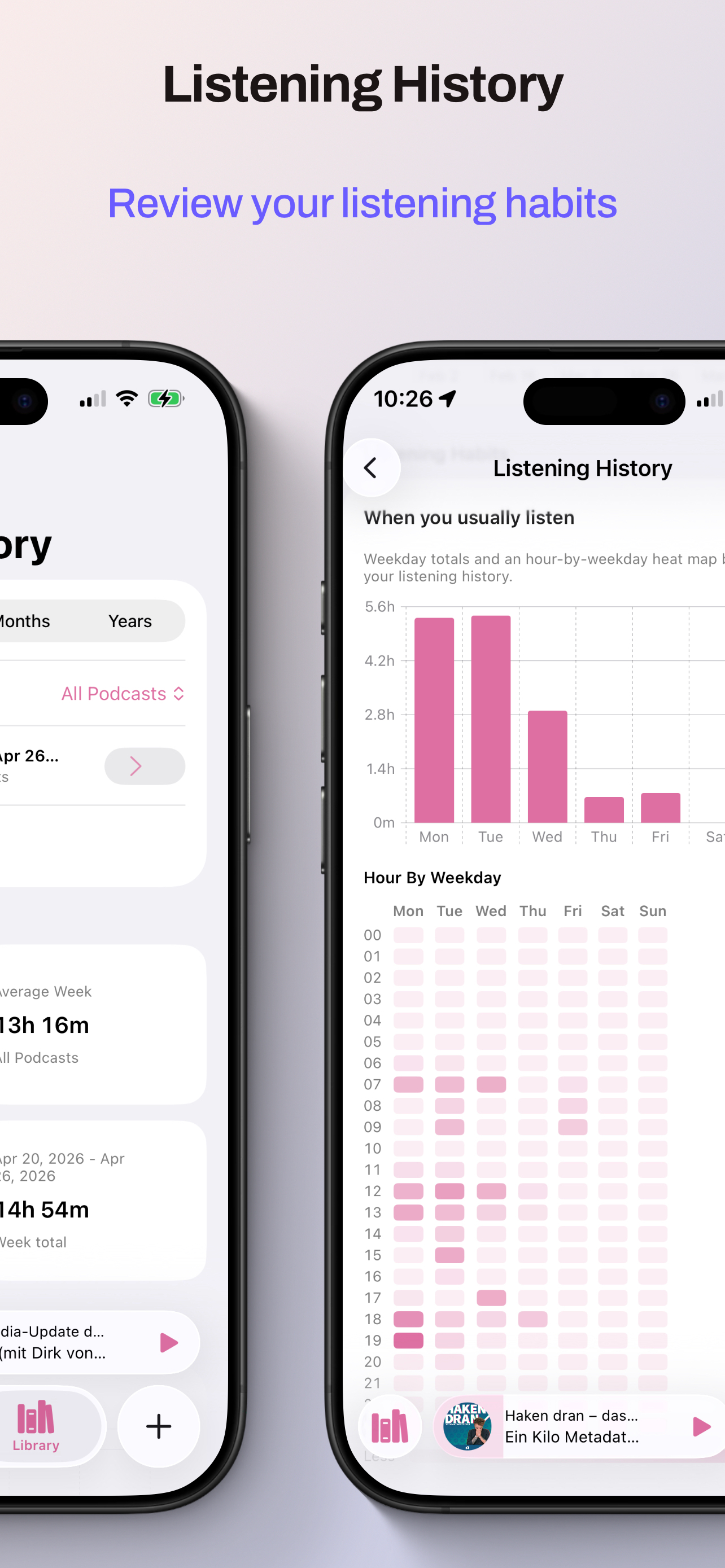 Up Next - Podcast client