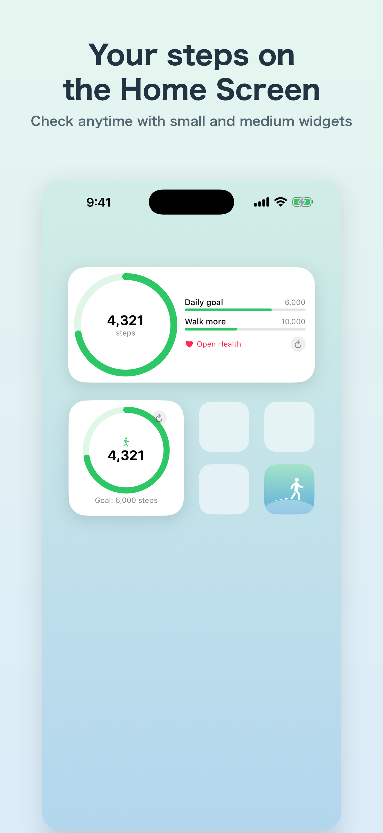 Step Counter: Pedometer Widget screenshot 2