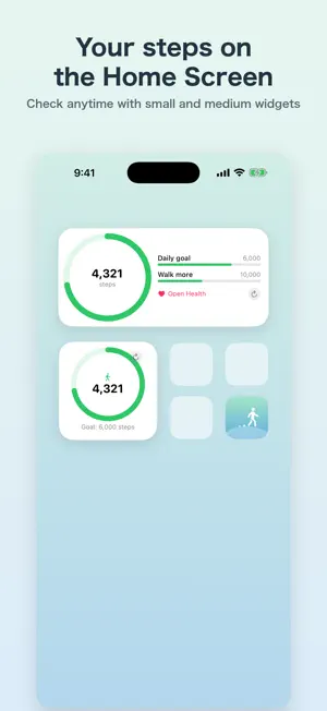Step Counter: Pedometer Widget screenshot 2
