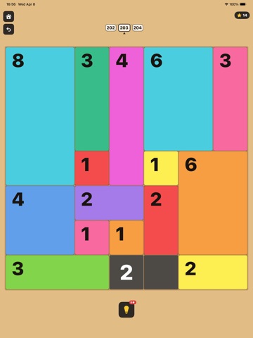 Patches: Shikaku Puzzle Game iPad screenshot
