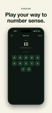 Mental Math Puzzles & Practice iPhone screenshot