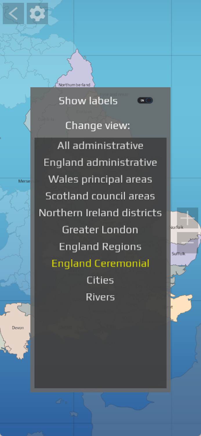 UK Map Quiz Qbis Studio