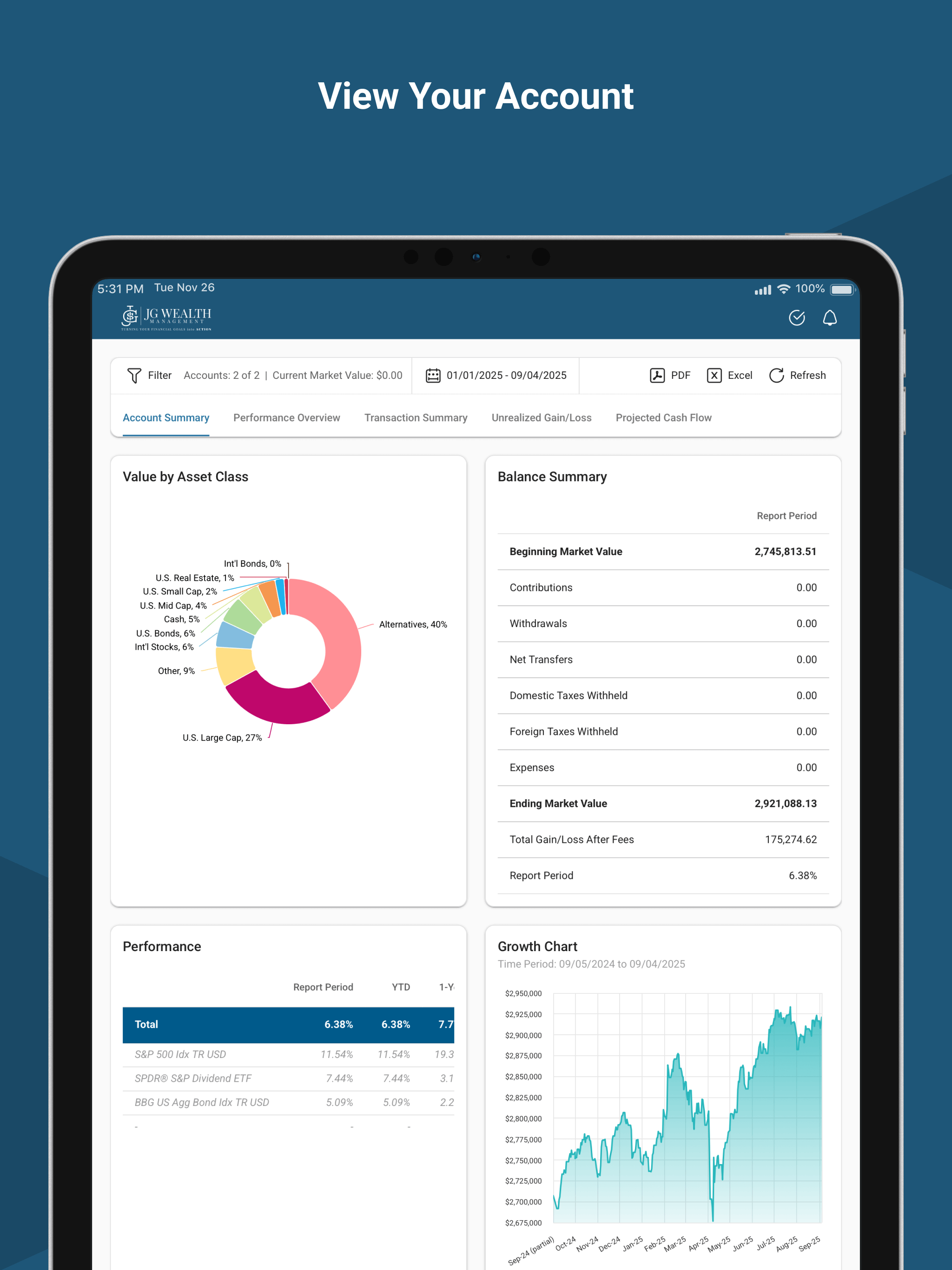 JG Wealth Management screenshot 7