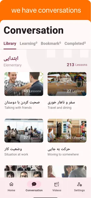 Persian - Listening Speaking screenshot 2
