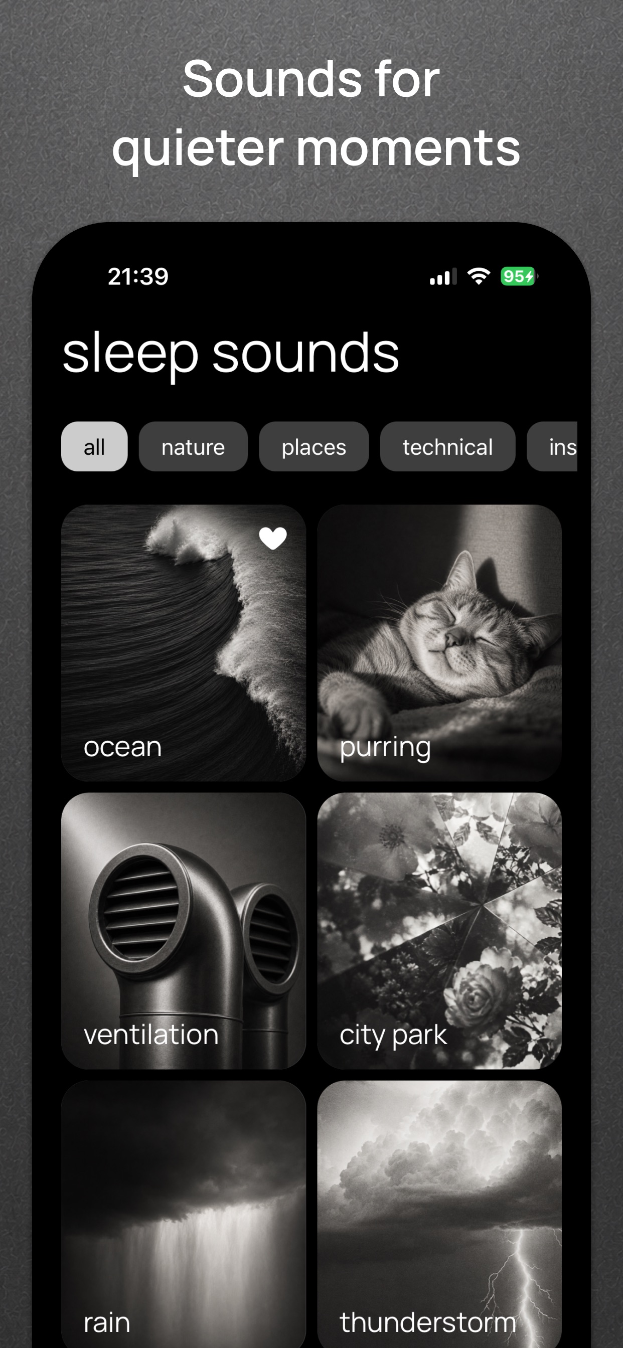 Screenshot 1 of sleep sounds: sensory rest