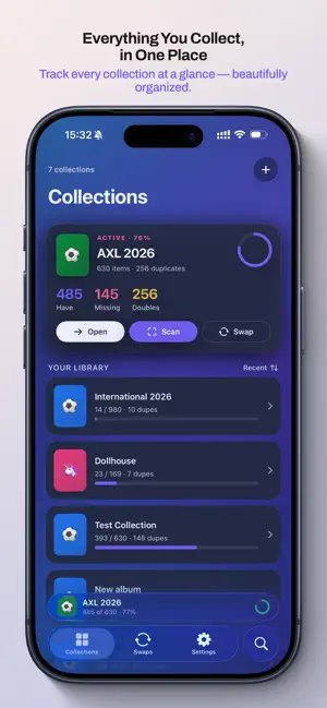 Kompletto: Sticker Tracker screenshot 1