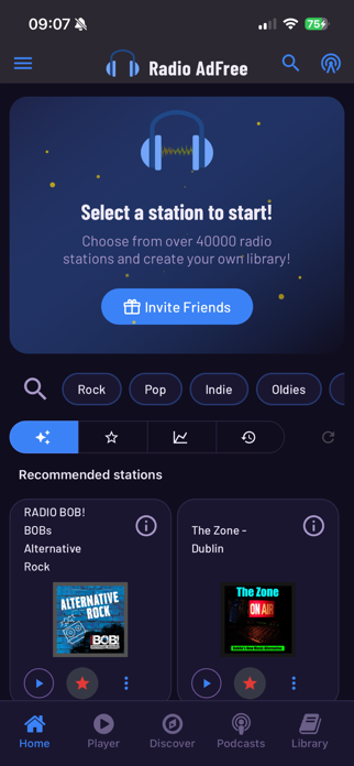 Radio Adfree Screenshot 1 of 10