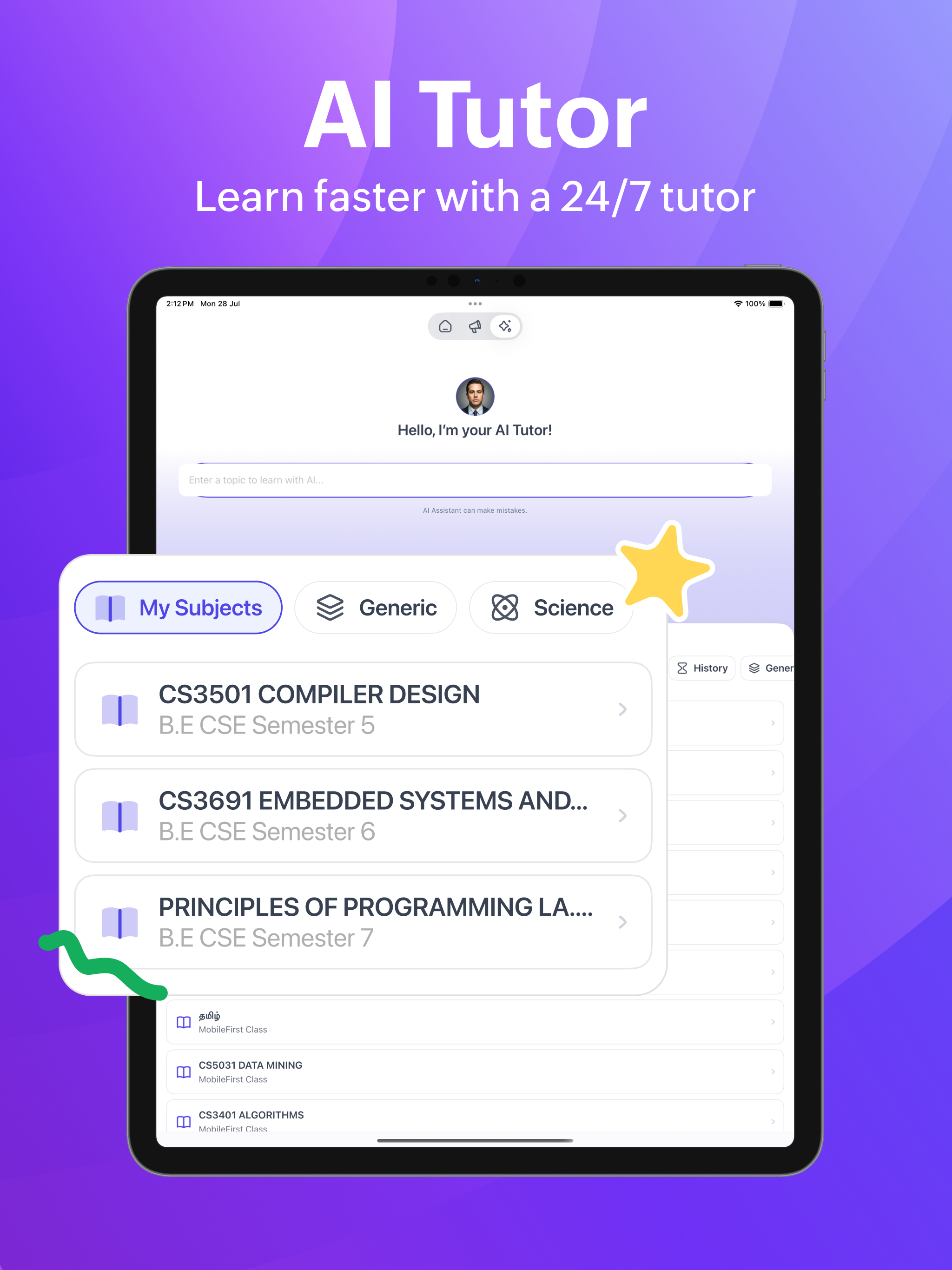 Zoho Classes Student