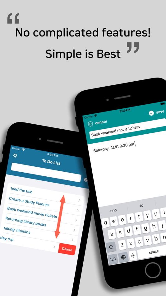 #2. ezToDo: to-do list + widget (iOS) 由: Minseong Kim