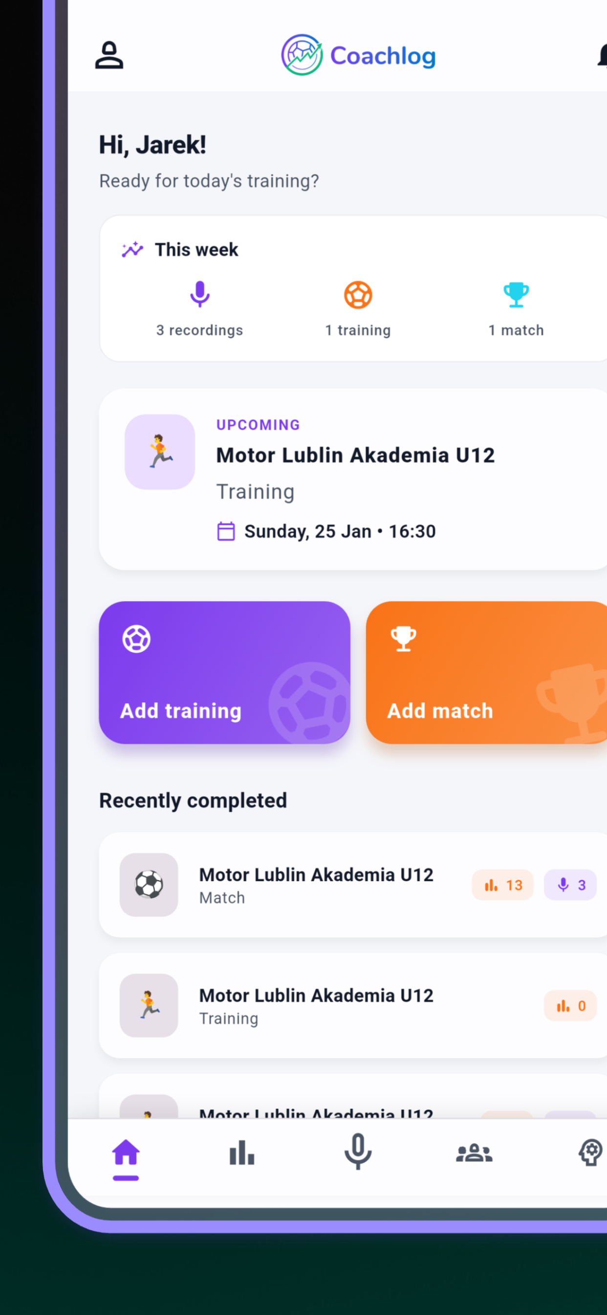 Coachlog: AI Soccer Coach screenshot 7