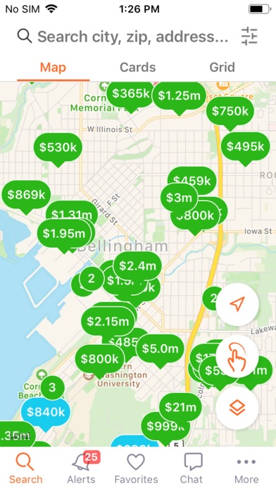 PNW Home Search Screenshot