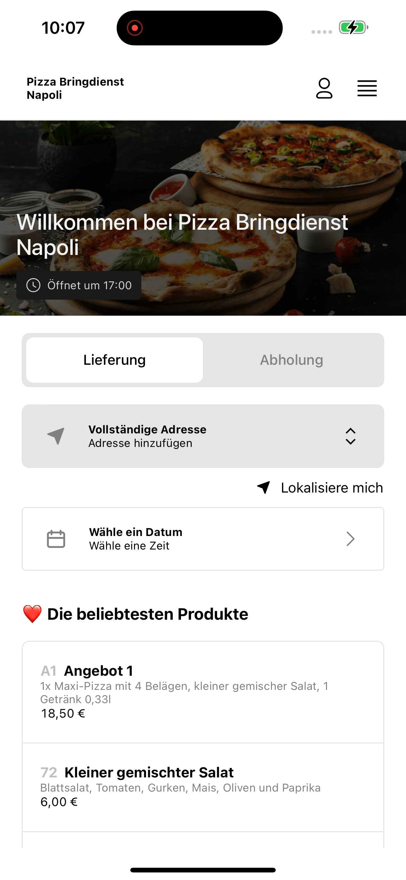 Pizza Bringdienst Napoli screenshot 6