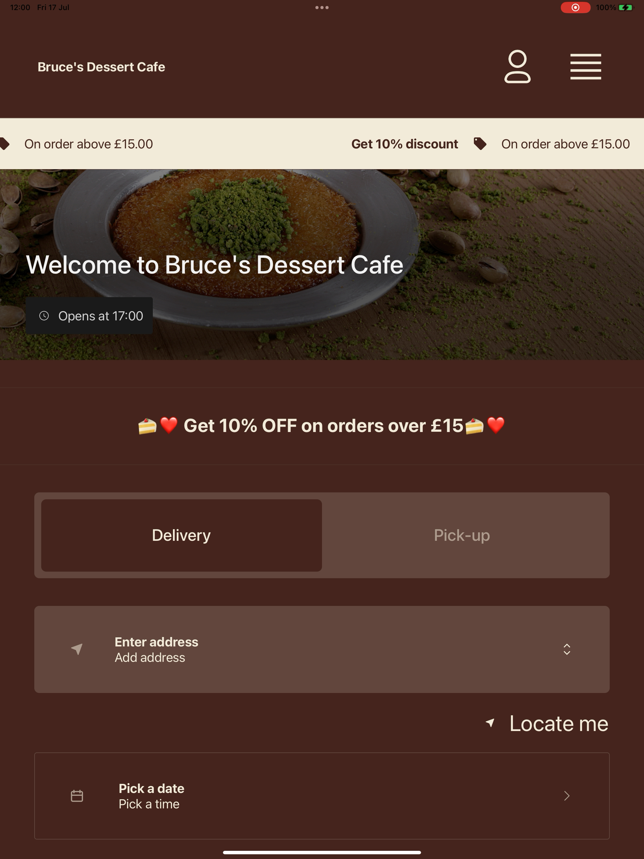 Bruce's Dessert Cafe screenshot 7