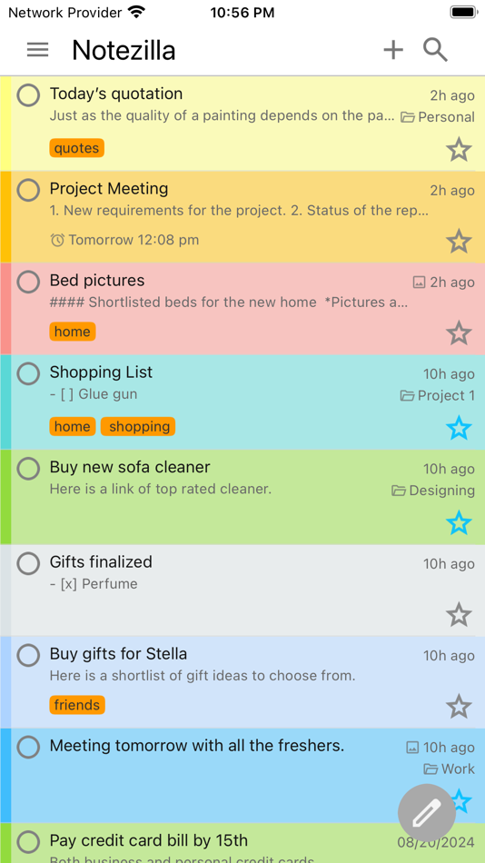 #1. Notezilla - Notes & Reminders (iOS) 由: Gautam Jain
