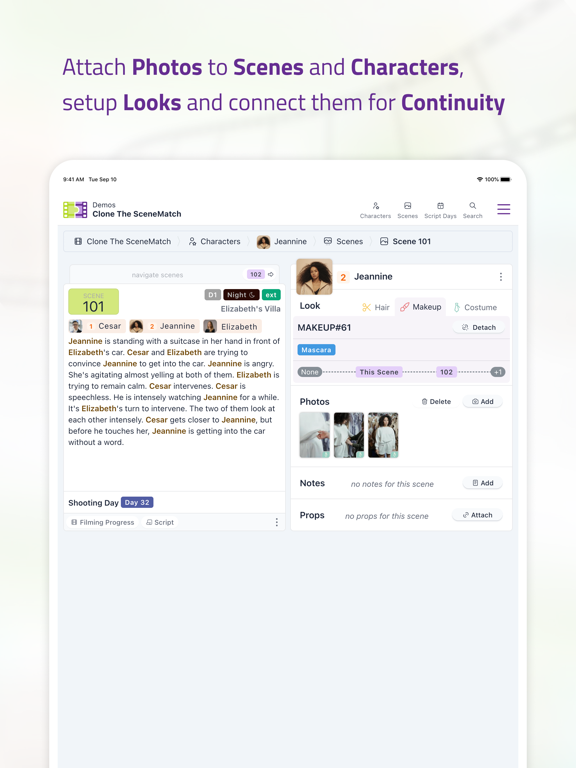 SceneMatch iPad screenshot 5 - Productivity app