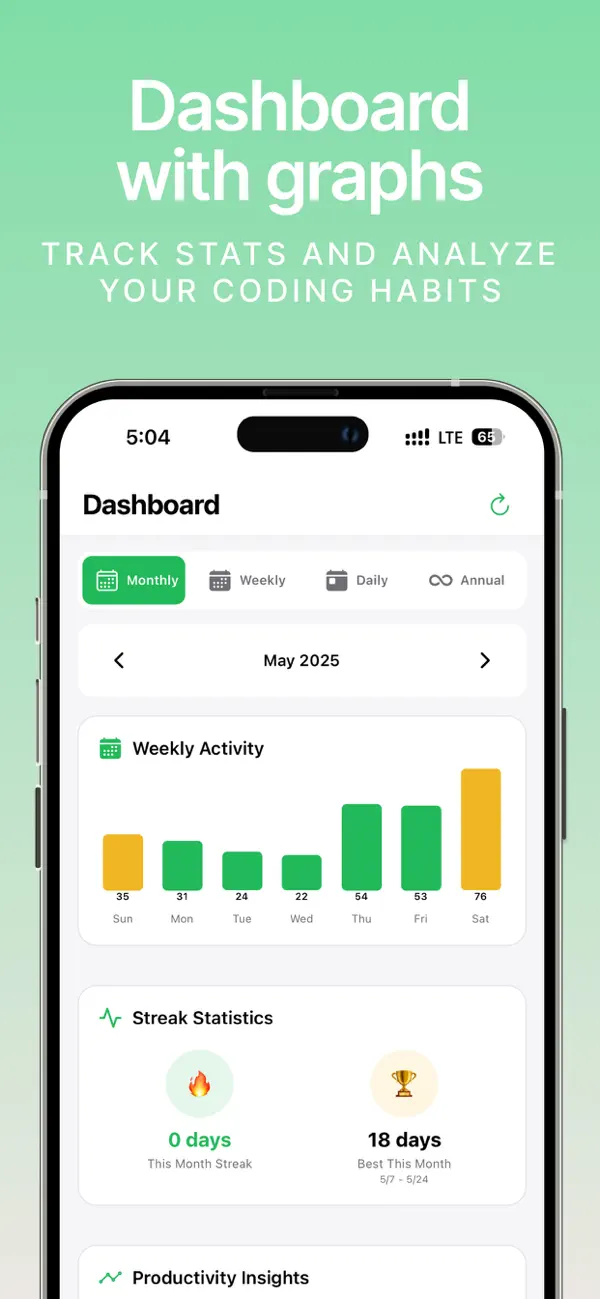 #4. GitCalendar (iOS) De: CHANWOO KOO