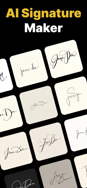 AI Signature Maker & Generator screenshot 1