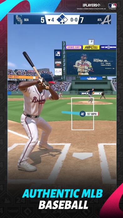 MLB Clutch Hit Baseball Screenshot