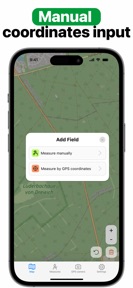 GPS Field Area Measure on Map screenshot