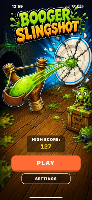 Booger Slingshot screenshot 1