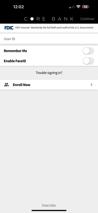 Core Bank Mobile Screenshot 3 of 5