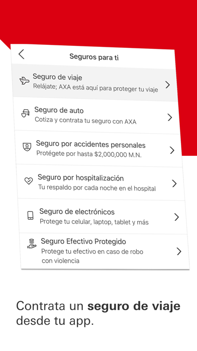HSBC México iPhone screenshot 5 - Finance app