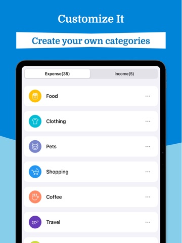 Expense Tracker: EasyBudget iPad screenshot 6