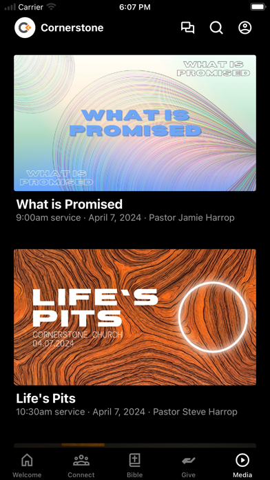 Cornerstone Full Gospel Church Screenshot