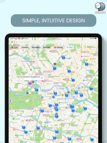 Toilet Finder Pro iPad screenshot