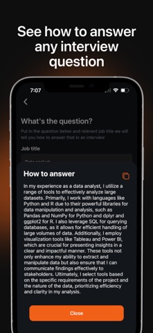 Hired AI - Interview prep Screenshot 4 of 6