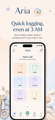 Aria: Newborn Care Screenshot 2 of 4