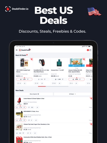 Deals Finder: Coupons & Codes iPad screenshot