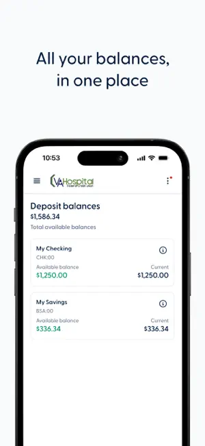 VAHFCU Mobile Banking screenshot 2