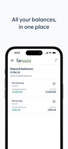 VAHFCU Mobile Banking Screenshot 2 of 5