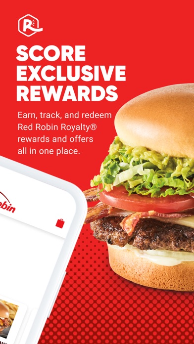 Red Robin Ordering Screenshot