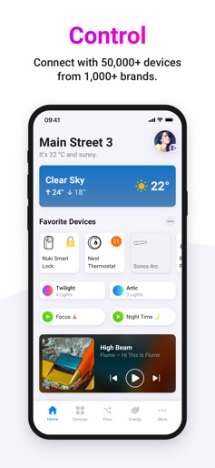 Homey — A better smart home screenshot