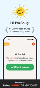 Snug: Daily Safety Check-In screenshot
