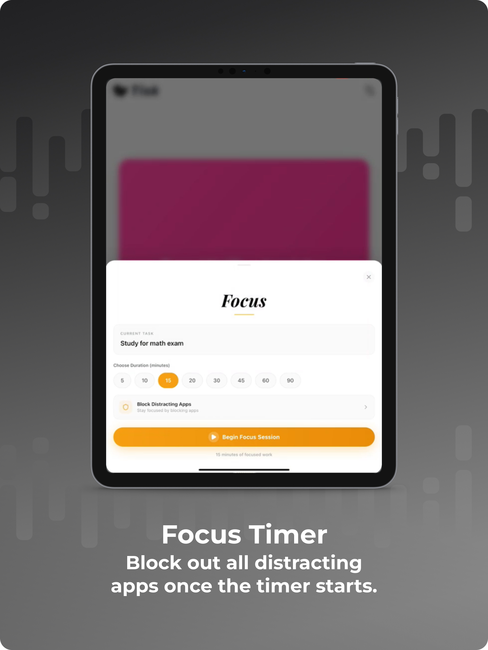 Tisk: Tasks & Focus