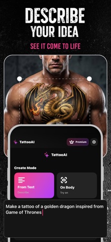TatMe: Tattoo Designer Maker screenshot