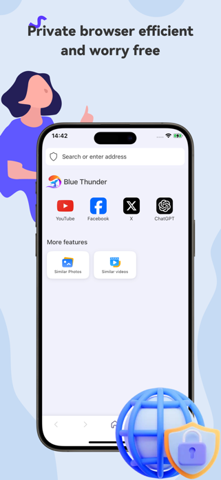 Blue Thunder Browser Screenshot 1 of 4