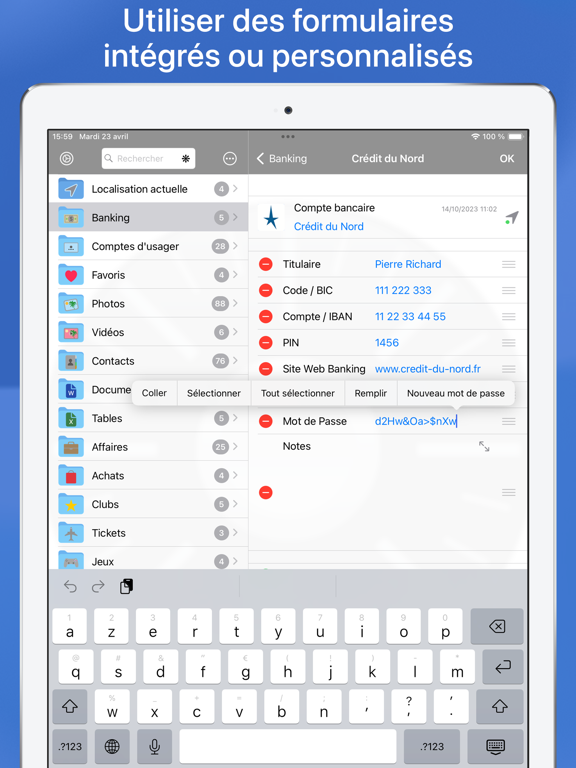 Screenshot #5 pour Safe +  Password Manager