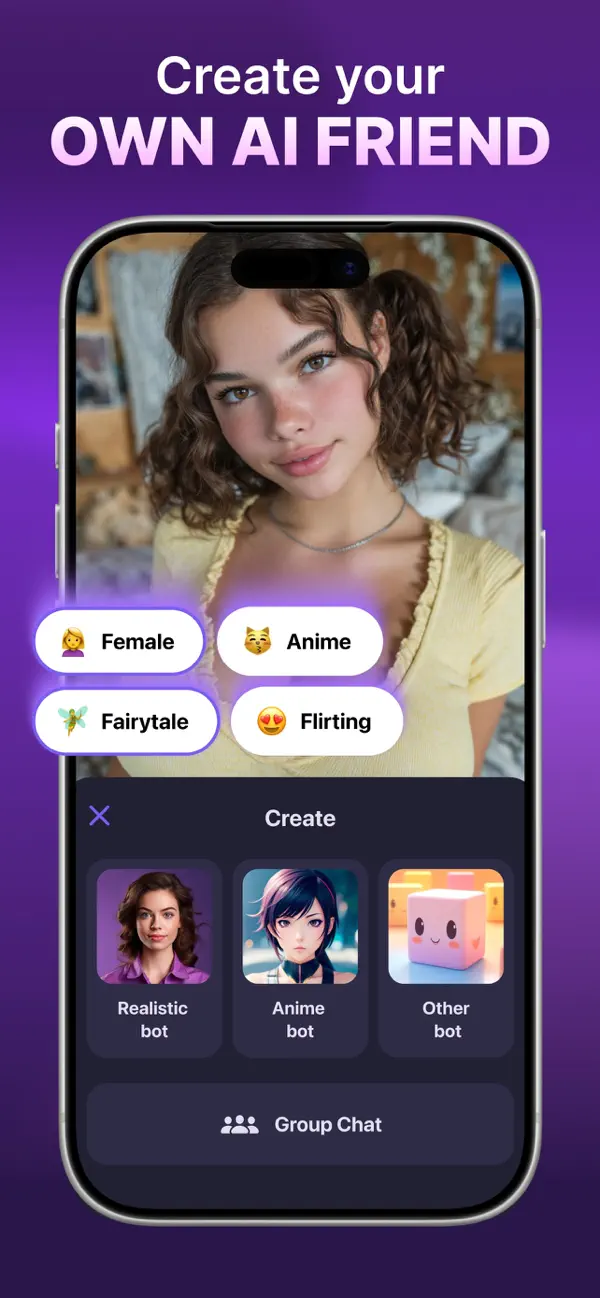 #4. Botify AI: Create. Chat. Bot (iOS) De: Ex-human, Inc